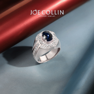 Blue Sapphire Men's Ring 2