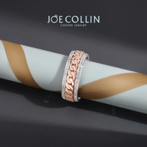 Rotating Chain Men's Ring
