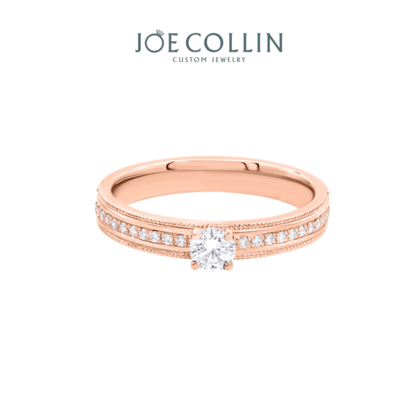 Venia Rosa Wedding Rings - Gambar 3