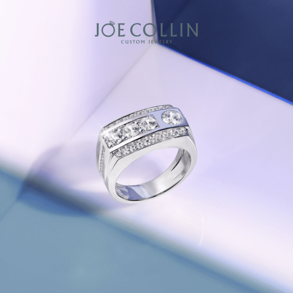 Steel Blaze Men's Ring