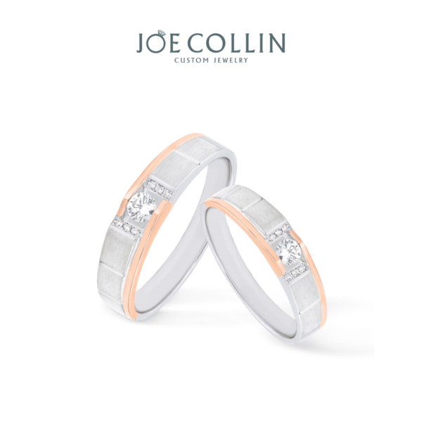 Caeli Serena Wedding Rings - Gambar 3