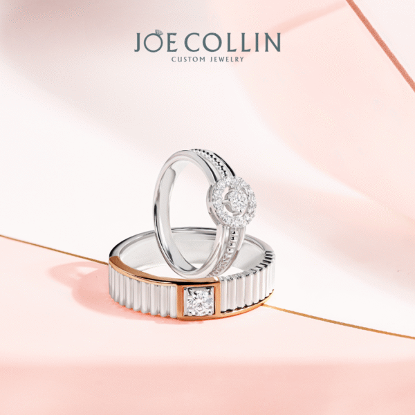 Lux Aurora Wedding Rings