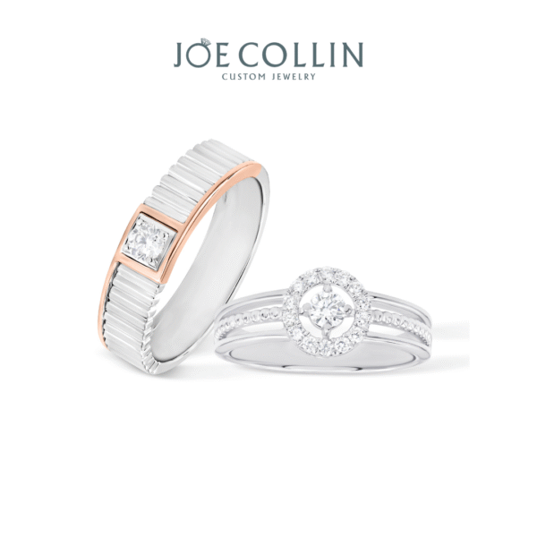 Lux Aurora Wedding Rings - Gambar 2