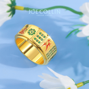 Mahjong Rotating Men's Ring