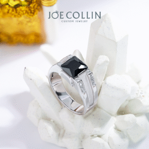 Onyx Diamond Men's Ring