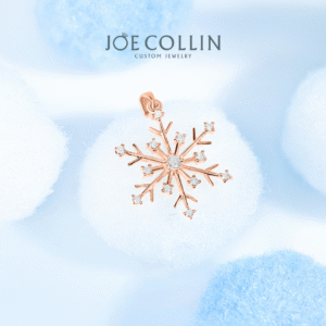 Rose Snow Flakes Pendant