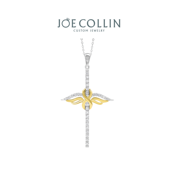 Angel Cross Pendant - Gambar 3
