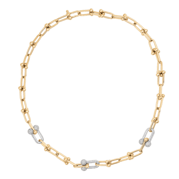 Paper Clip Diamond Necklace - Gambar 2